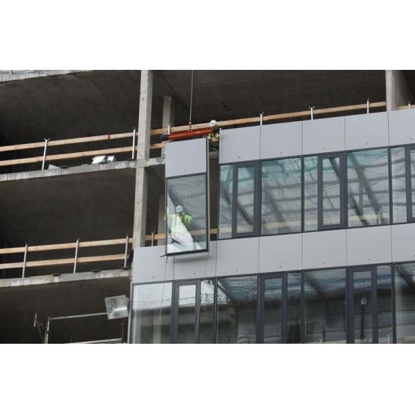 Quality 6106 Ventilated Glass Facades Glass Curtain Wall Facade Heat Insulation for sale