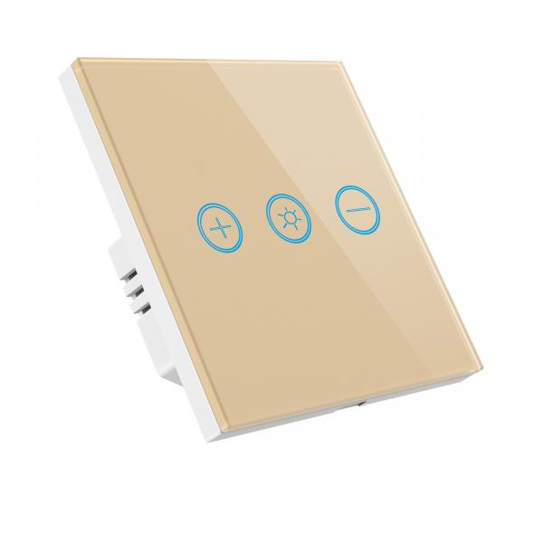 Quality Glass Touch Screen Dimmer Tuya Smart Switch 150W 2.4GHz WIFI for sale