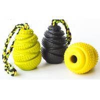 China Natural  Rubber Water Fetch Soft Pet Ball Toys For Large / Small Dogs factory