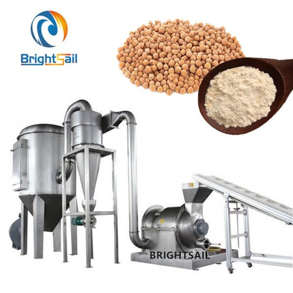 Quality Ss304 Food Grade Grain Mill Machine Besan Chickpea Hammer Mill 100-2000 Kg/H for sale