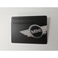 China Matte Black PVC Member Card With Glossy UV Printing HiCo Magnetic Stripe White Signature factory