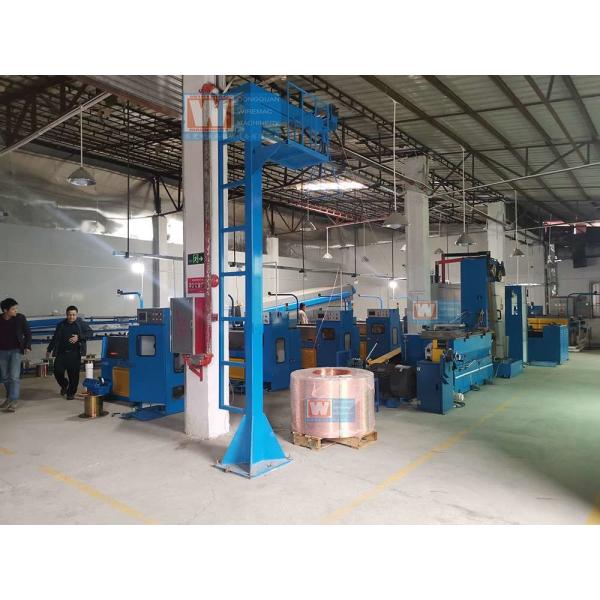 Quality 8000kg 70V DC Copper Wire Annealing Machine 21 Dies anti oxidation for sale