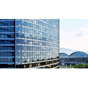 Quality Insulating Aluminum Glass Wall For Office Buildings Hotels for sale