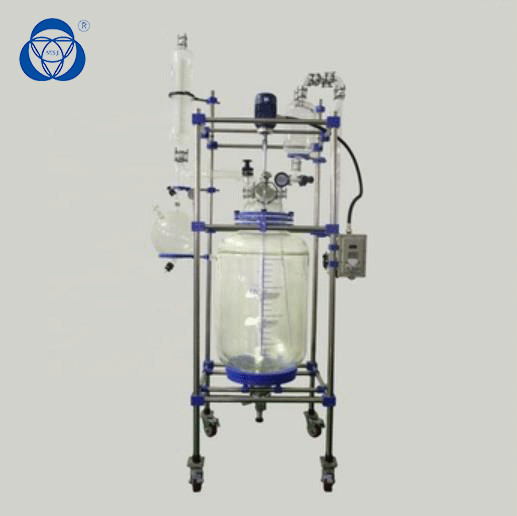 Quality Customizable Jacketed Glass Reactor Vessel From 1L To 200L ISO9001 Certification for sale