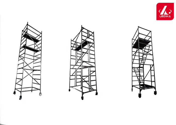 China 12 Meter Height 6061 Aluminum Scaffold Towers Truss For Work for sale
