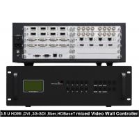 China Custom made HDMI DVI Video Wall Controller 3G SDI Fiber HDBaseT Mixed for sale