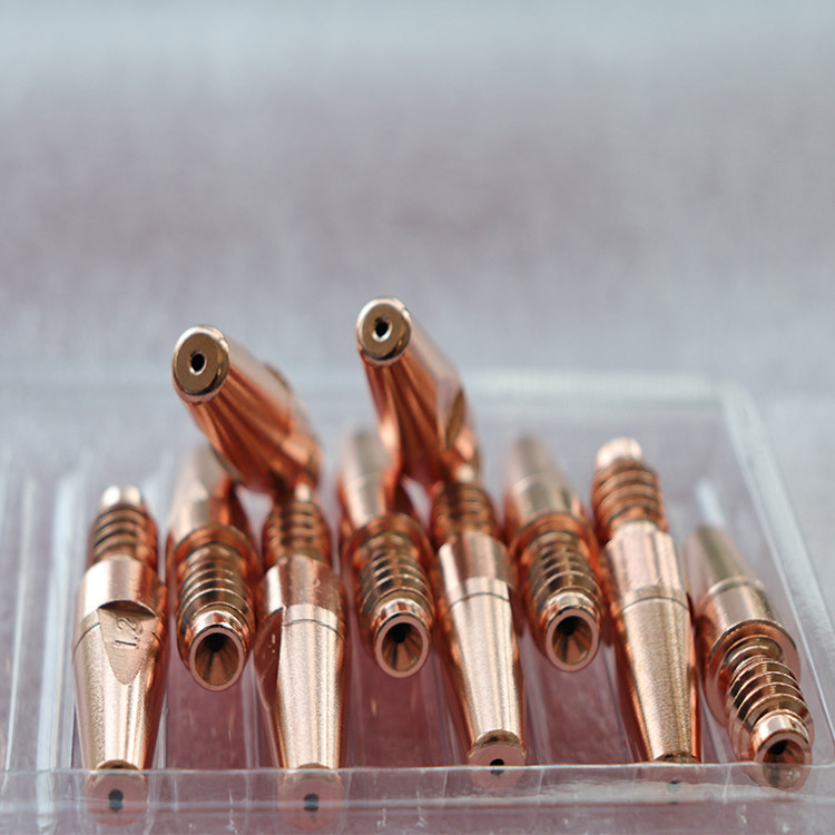 China CO2 MIG Welding Materials Nozzle Welding Torch Contact Tip / Welding Torch Tips factory