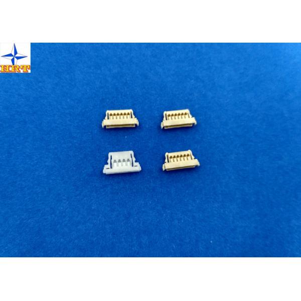 Quality Yellow PCB Connectors Wire To Board , 6 Pin Connector Single Row Housing for sale
