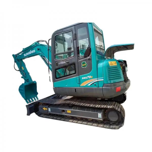 Quality Sunward Swe70E Used Hydraulic Excavator 7 Ton Mini Used Crawler Excavator for sale