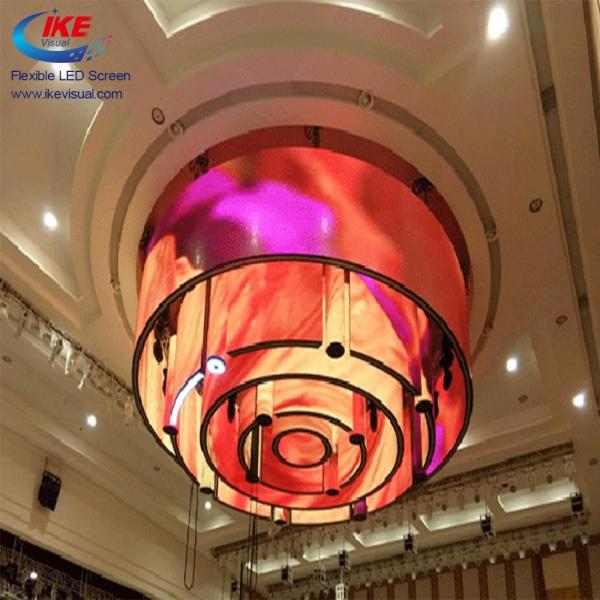 Quality Bending P2.5 Indoor LED Display IP42 Soft Rubber 1000 Nits Customized for sale
