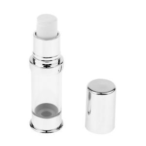 China Transparent PET Airless Cosmetic Bottles With Pump Multi Color Optional factory