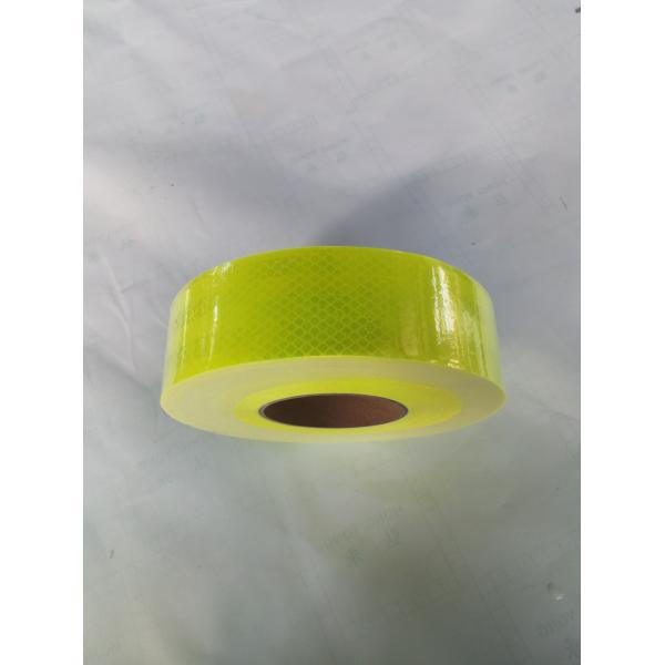 Quality Fluorescent Vehicle Conspicuity PC Prismatic Reflective Tape for sale
