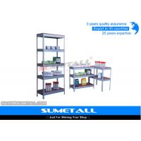China Easy DIY Boltless Rivet Shelving Wire Storage Shelves For Retail Shop / Warehouse for sale