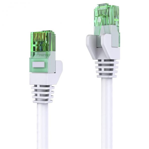 Quality RoHS 10m RJ45 Cat7 Flat Ethernet Cable Shielded Twisted Pair for sale