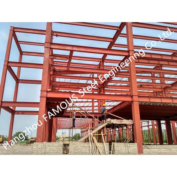 Quality Prefab Warehouse Buildings American Steel Construction Design Crane Equipment for sale