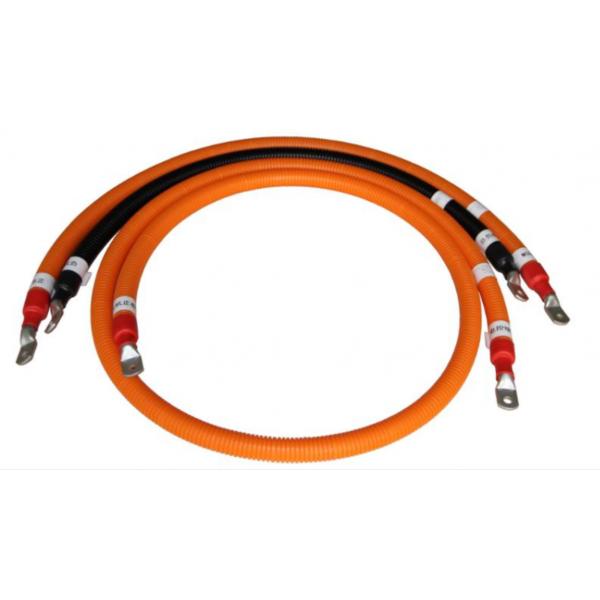 Quality 300V Orange UL PV Cable Radiation Resistance Energy Storage Power Harness for sale