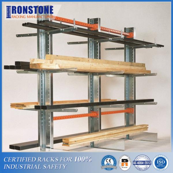 Quality Adjustable Double Sided Cantilever Racking System with High Load Capacity for sale