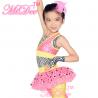 China Kids Dance Clothes Polka Dots Tutu Pants Sequin Dance Dress With Zebra Leotard Under factory