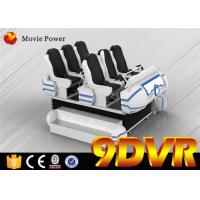 China Game Center 10CBM 6.0KW 9D VR Cinema With Leg Sweep / Vibration Effects factory