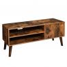 China Retro Industrial TV Table, Rustic Television Cabinet with Door, Wood TV Cabinet, ULTV09BX factory