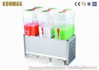 China Triple Tank Commercial Automatic Beverage Dispenser Fruit Juice Dispensers 18 Liter factory