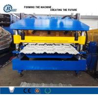 Quality Guiding Device Sheet Metal Roll Forming / Wall Roof Tile Machine for sale