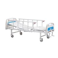 China Two Cranks Electric Hospital Bed , Electric Patient Bed Stainless Bed Frame for sale