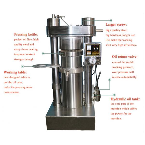 Quality Large Capacity Sunflower Oil Processing Machine , Small Oil Press Machine for sale