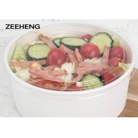 Quality 32oz 1000ml Microwavable White Paper Soup Or Ice Cream Bowl Waterproof for sale