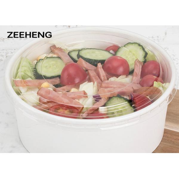 Quality 32oz 1000ml Microwavable White Paper Soup Or Ice Cream Bowl Waterproof for sale