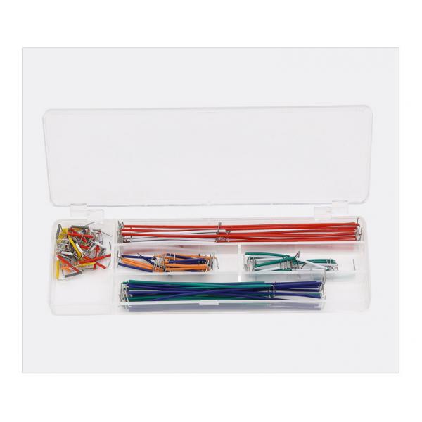 Quality U Shaped Wire Cable Box Breadboard And Wire Kit 140 Pcs / Set Breadboard Jumper Kit for sale
