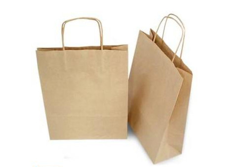 Quality kraft paper bag with paper handle for sale