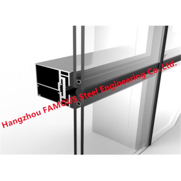 Quality Hidden Frame 8mm 12A/16A 8mm Glass Curtain Wall Facade For Commercial Building for sale