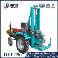 Buy cheap Top drive 450mm DFT-450 Large Caliber Water Bore Drilling Rig with 120m Drilling from wholesalers