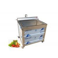 China Customized 60Hz Vegetable Fruit Washing Machine 300kg/h SUS 304 factory