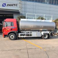 Buy cheap FAW Fuel Tank Truck Oil Tanker 4X2 5M3 6 Wheel Weatherproof With Steel Framed from wholesalers