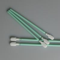 China Cleanroom Disposable 102mm Length Industrial Double Layer Polyester Cleaning Swab Sticks factory