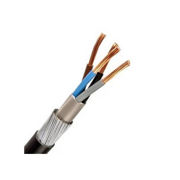 Quality OEM PVC Insulated 16mm 4 Core Armoured Cable , 1KV 16mm 4 Core Electrical Cable for sale