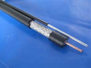 Quality Gel Filled RG11 Quad Shield CATV Coaxial Cable with CCS Conductor for Direct for sale