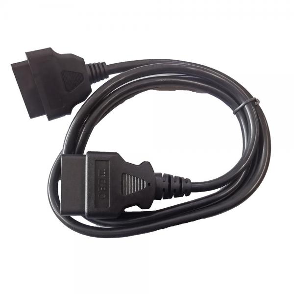 Quality Practical 16 Pin OBD II Cable Extender , Length 100CM Universal OBD2 Cable for sale
