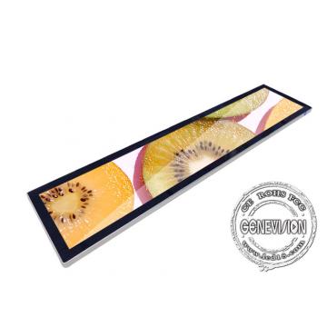Quality 48.8" 4K 3840 X 720 1000nits High Brightness Stretched Bar LCD Display With DP for sale