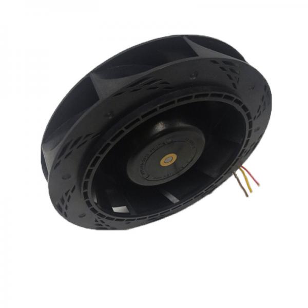 Quality 24V 150mm Centrifugal Extractor Fan Black Low Noise High Pressure for sale