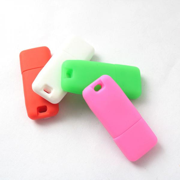 Quality 2D Silicone Custom Printed Usb Drives USB 2.0 70MB/s 512GB Open Mould for sale