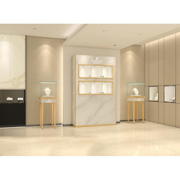 Quality Elegant Decorations Jewelry Store Showcases Kiosk For Jewelry 1000*350*1800mm for sale