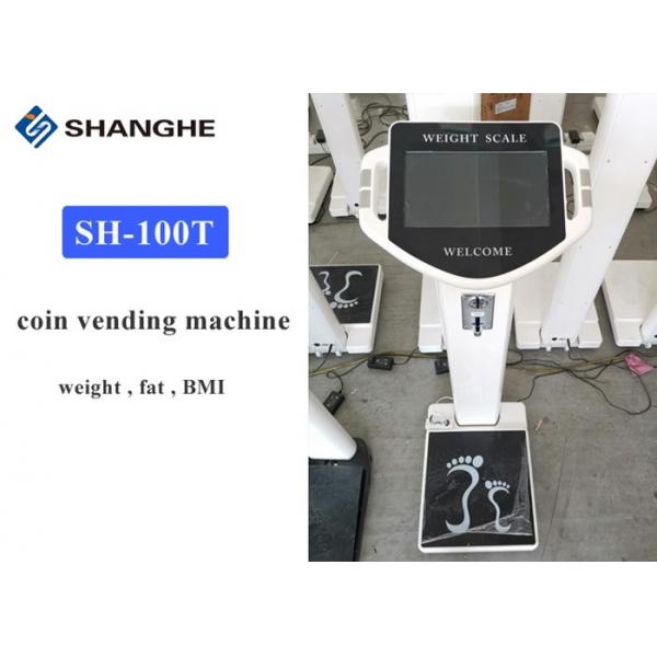 Quality Coin Operated BMI Weight Scale With Body Fat Analysis Coin Vending Machine for sale