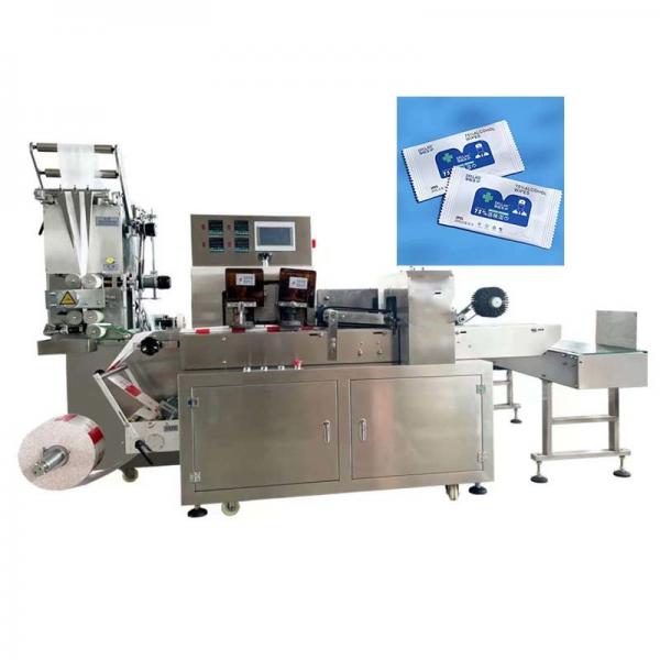 Quality 3.8KW Wipes Packaging Machine Individual Alcohol Wipe Packing Line for sale