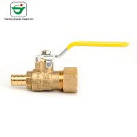 China NSF61 Approved Full Port Sweat 1-1/4'' Brass Lead Free Ball Valve for sale