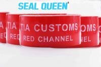 China Red Tamper Evident Sealing Warranty VOID OPEN Tape Transfer Security Seal Tape factory