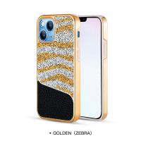 Quality Seamless IPhone 11 Glitter Phone Case Harmless PU Leather Material for sale