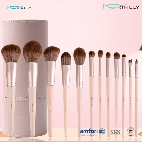 Quality 12pcs Travel Makeup Brush Set for sale